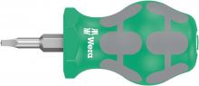 Wera Tools 05008863001 - 368 Stubby; Square # 1 Stubby Screwdriver for Square Screws