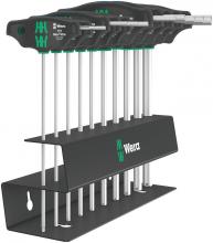 Wera Tools 05023454001 - 454/10 HF Set Imperial 2 Screwdriver set T-handle Hex-Plus screwdrivers with holding function