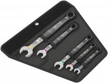 Wera Tools 05020240001 - 6003 Joker 5pc Combination Wrench Set Imperial in textile pouch