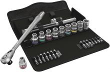 Wera Tools 05004081001 - 8100 SC 11 ZYKLOP METAL RATCHET SET. IMPERIAL 1/2 25 PCS RATCHET SET WITH SWITCH LEVER IMPERIAL