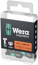 Wera Tools 05057626001 - 867/1 IMP DC TX 30 X 25 MM TORX-BITS, IMPACT (1 Pack = 10pcs)