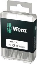 Wera Tools 05072406001 - 867/1 Z TX 10 X 25 MM DIY-BOX BITS FOR TORX SOCKET SCREWS DIY-BOX (10 pcs)