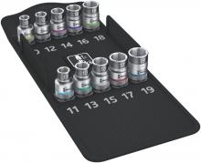 Wera Tools 05004203001 - 8790 HMC HF 1 ZYKLOP SOCKET SET WITH 1/2" DRIVE SOCKET WITH HOLDING FUNCTION 10PCS