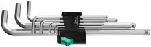 Wera Tools 05022087001 - 950 PKL/9 SM N LONG ARM BALLPOINT HEX KEY SET * MUST BE ORDERED IN BOX QTY OF 10