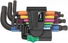 Wera Tools 05133164001 - 950/9 Hex-Plus Multicolour 2 Short SPKS Multi-Color * MUST BE ORDERED IN BOX QTY OF 20