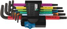 Wera Tools 05024179001 - 967/9 TX MULTICOLOUR HF 1 L-KEY SET WITH HOLDING FUNCTION 9PC * MUST BE ORDERED IN BOX QTY OF 10