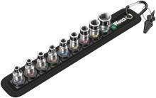 Wera Tools 05003880001 - Belt 1 Zyklop socket set with holding function, 1/4" drive, 10 pieces