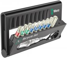 Wera Tools 05004177001 - Bicycle Set 9 Bit assortment, stainless with ratchet