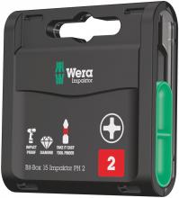 Wera Tools 05057752001 - Bit-Box 15 Impaktor PH-851/1 IMP DC 15 x PH 2x25;