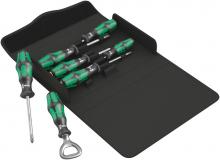 Wera Tools 05105624001 - Kraftform 300/7 Set 2 Screwdriver set Kraftform Plus, textile box