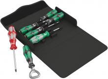 Wera Tools 05105626001 - Kraftform 300/7 Set 4 Screwdriver set Kraftform Plus, textile box
