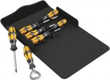 Wera Tools 05137812001 - Kraftform 900/7 Set 2 Screwdriver set, textile box