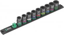 Wera Tools 05005490001 - Magnetic socket rail C Impaktor 1 socket set, 1/2" drive, 9 pieces