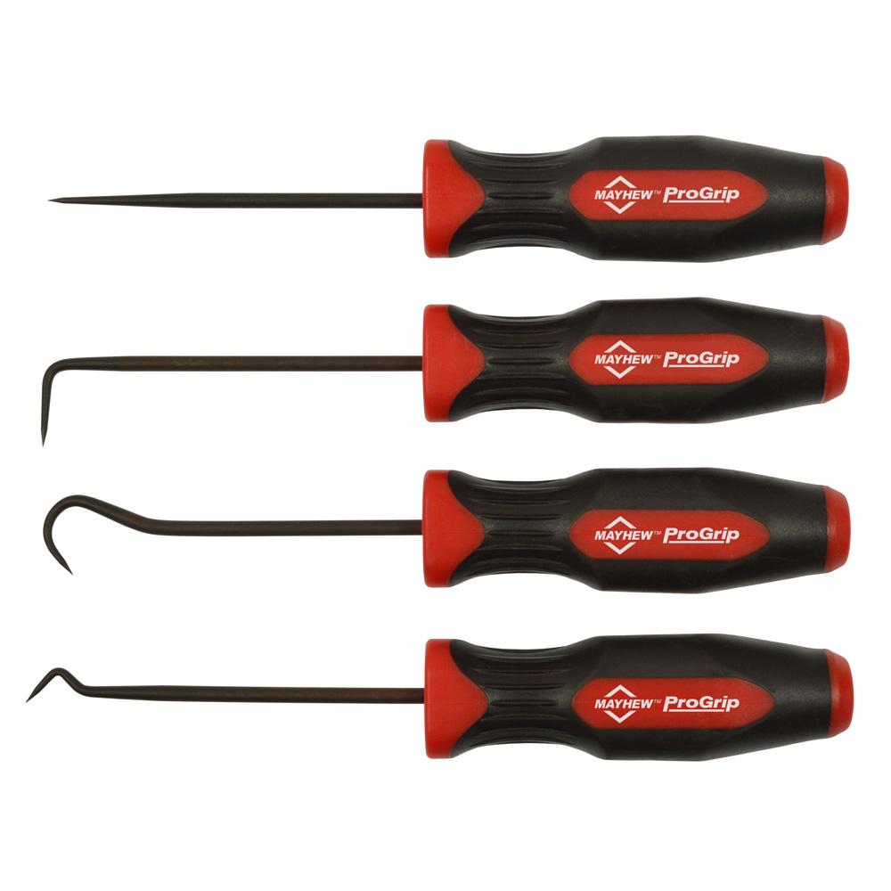 MAYHEW PROâ„¢ 4 PC PROGRIP Miniature Pick Set 13090 Made in the USA
