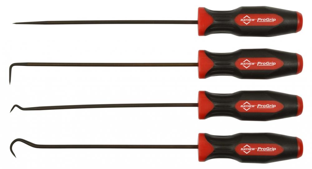 MAYHEW PROâ„¢ 4 PC PROGRIP Miniature Long Pick Set 13091 Made in the USA