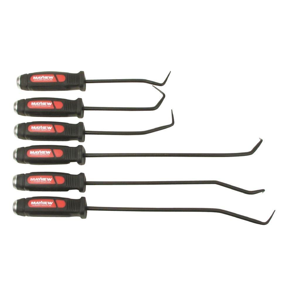 MAYHEW PROâ„¢ DOMINATORâ„¢ 6PC PROFESSIONAL HOOK & PICK SET 60002 Made in the USA