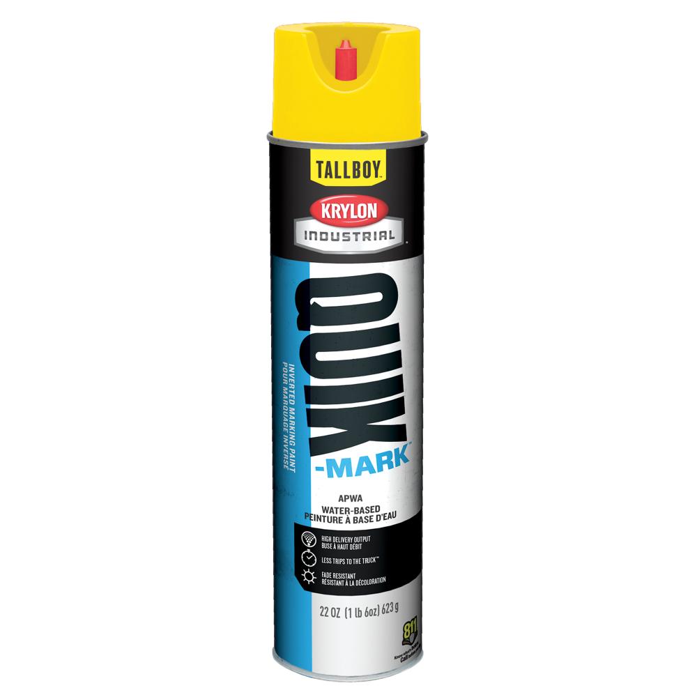 Krylon® Indsutrial Quik-Mark TallBoy Water-Based Inverted Marking Paint, Utility