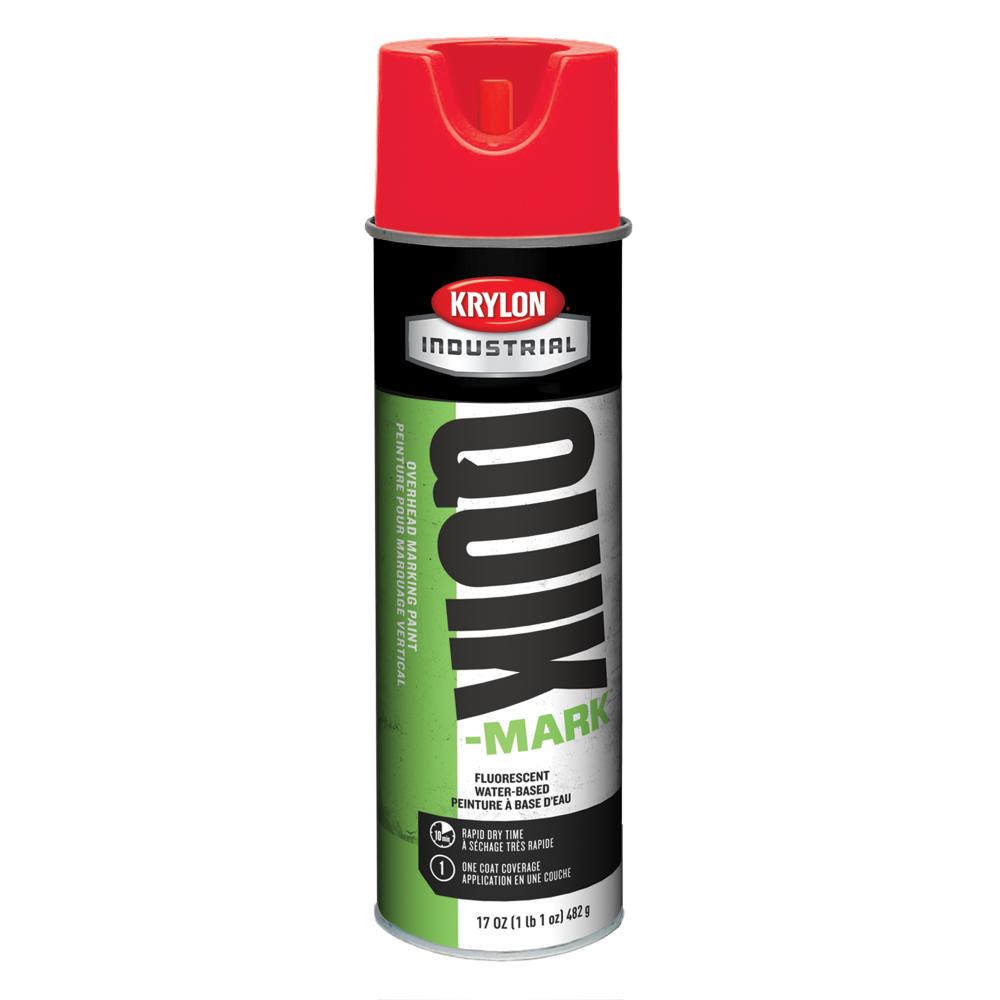 Quik-Mark Overhead Marking Chalk, Fluorescent Red