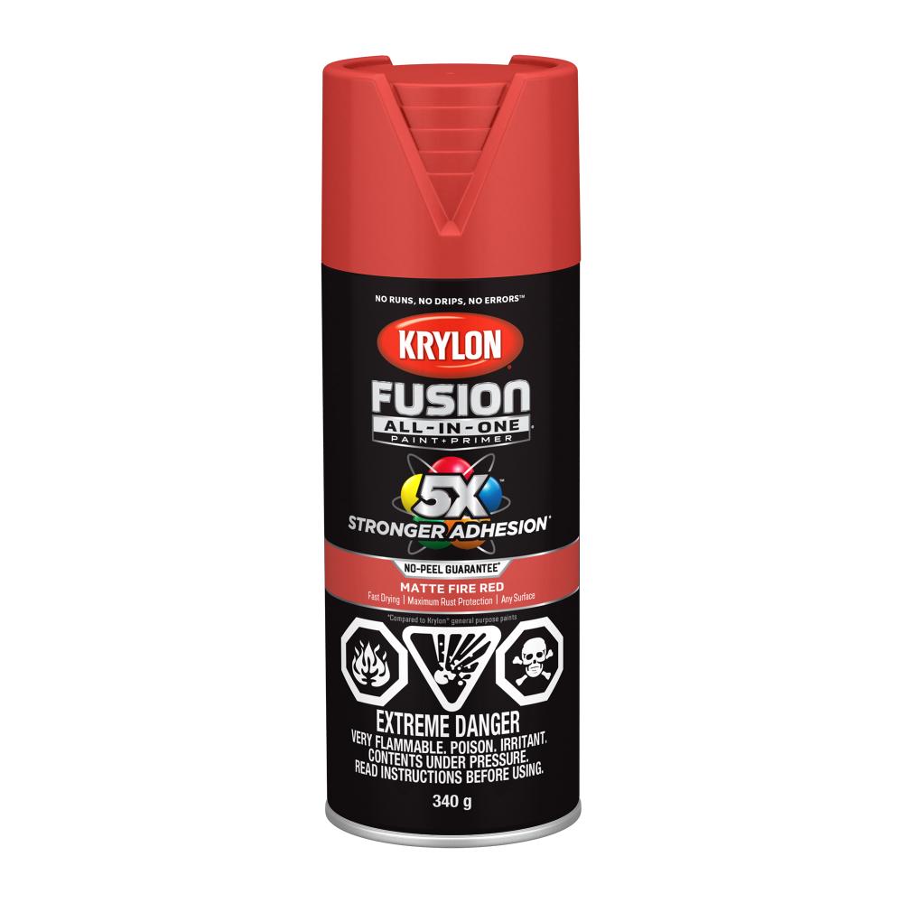 Krylon® Fusion All-In-One™ Matte, Fire Red, 340 g