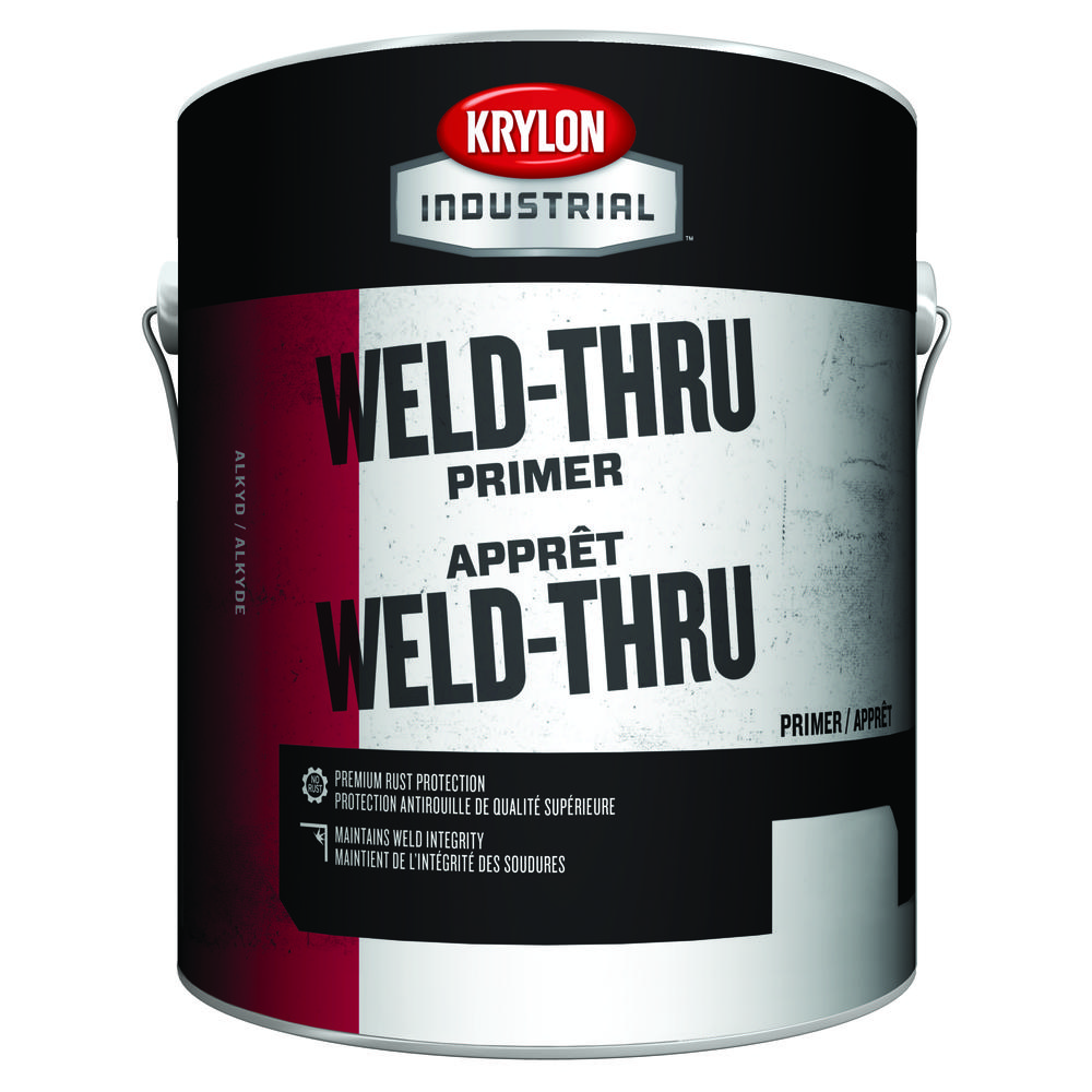 Krylon Industrial Weld-Thru Primer, Red Oxide Primer, Gallon