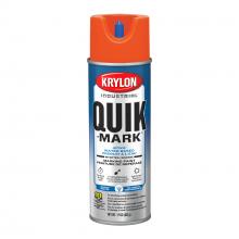 Krylon A03905004 - Krylon Industrial Quik-Mark Water-Based Inverted Marking Paint, Orange, 17 oz.