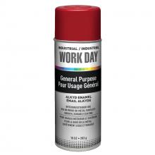 Krylon A04404007 - Krylon Industrial Work Day, Gloss, Red, 10 oz.