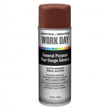 Krylon A04431007 - Krylon Industrial Work Day, Gloss, Brown, 10 oz.