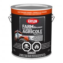 Krylon 419710008 - Krylon® Farm & Implement Paint Brush On, High Gloss, Allis Chalmers Orange,  3.7