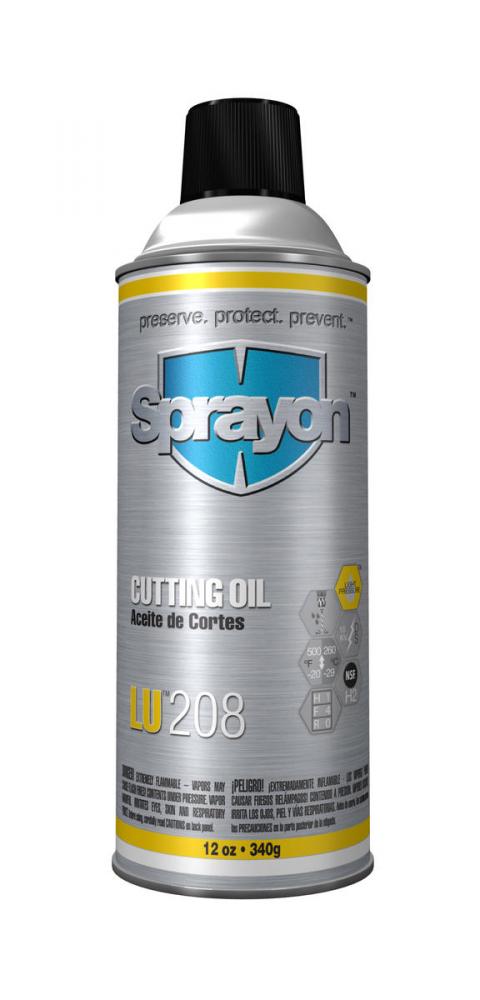 Sprayon LU208 Cutting Oil, 12 oz.