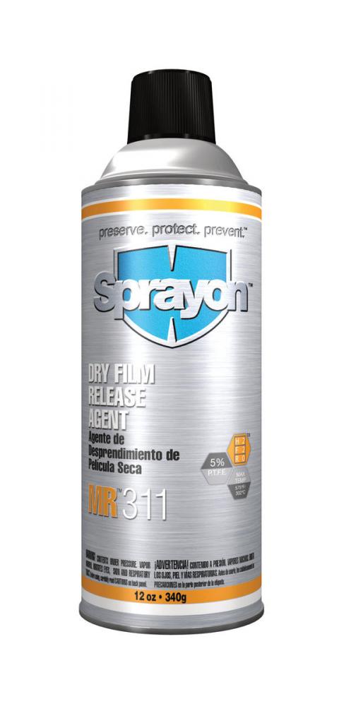 Sprayon MR311 Dry Film Release Agent, 12 oz.