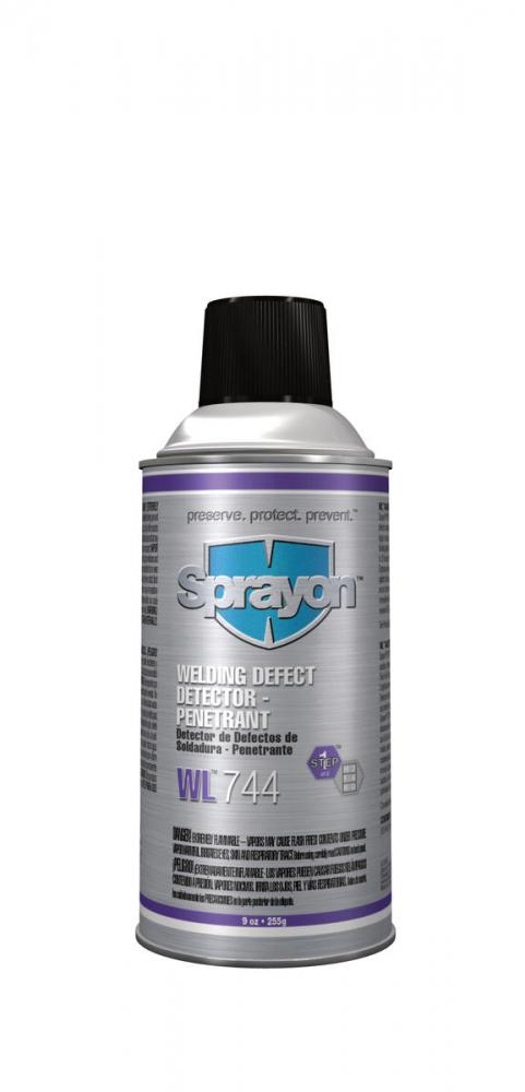 Sprayon WL744 Welding Defect Detector - Penetrant, 9 oz.