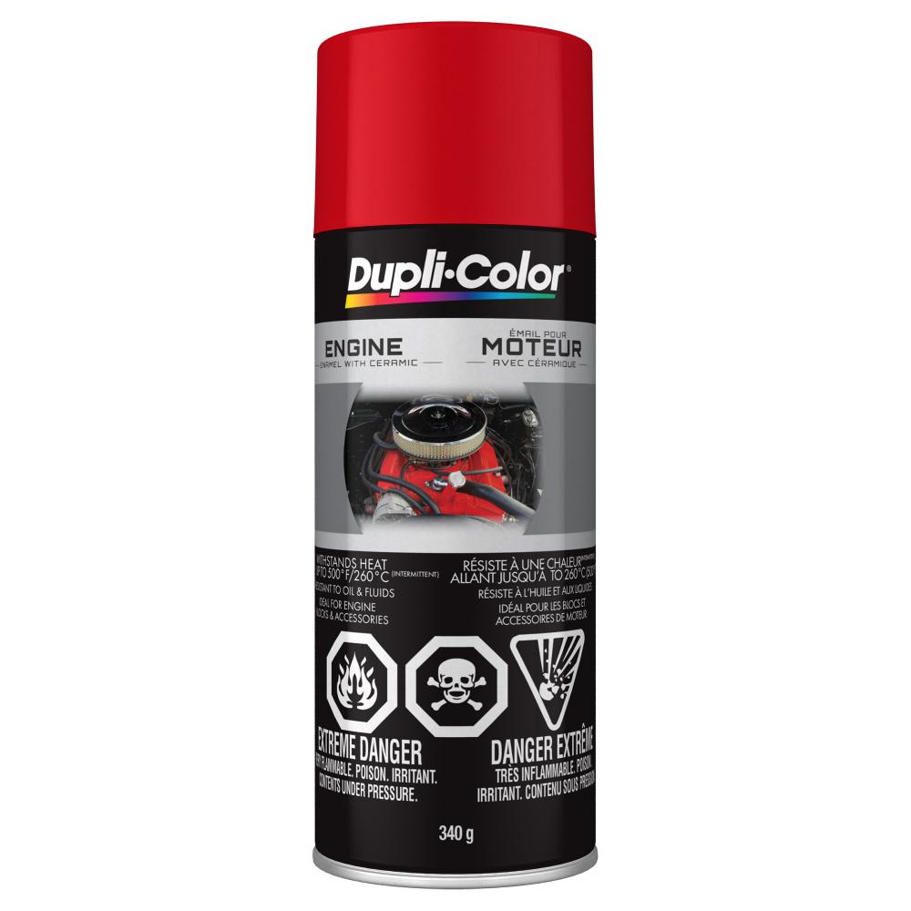 Dupli-Color® Engine Enamel with Ceramic, Gloss, Red, 340 g