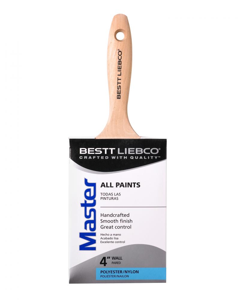 Bestt Liebco Master Trim & Wall Brush, 4 in.