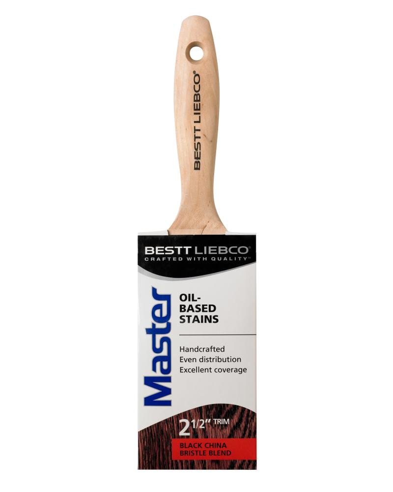 Bestt Liebco Master Oil Based Stain Trim Brush, 2-1/2 in.