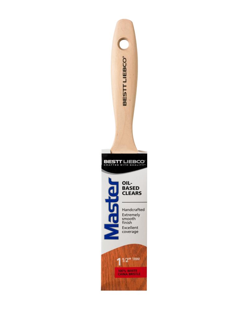 Bestt Liebco Master Oil Based Clears Trim Brush, 1-1/2 in.