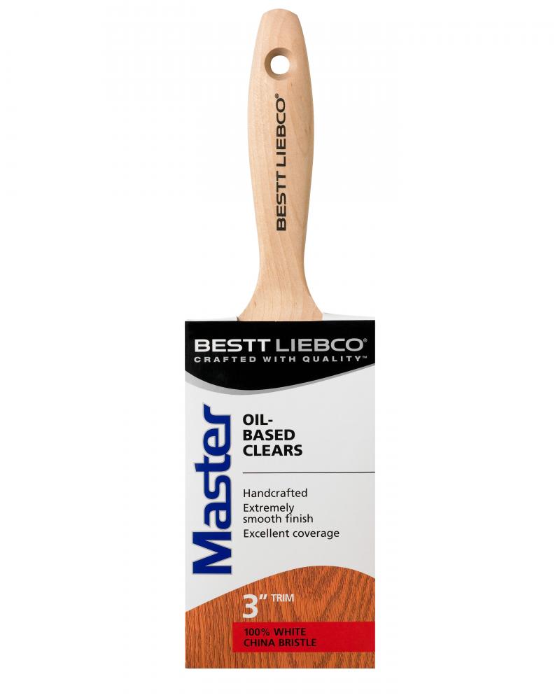 Bestt Liebco Master Oil Based Clears Trim Brush, 3 in.