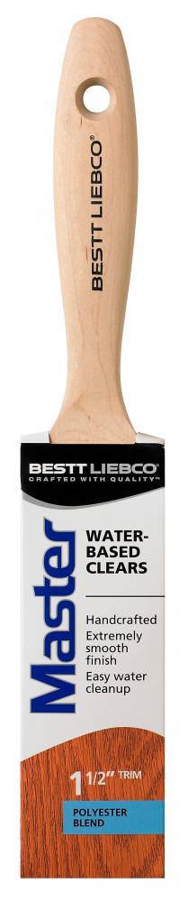 Bestt Liebco Master Water Based Clears Trim Brush, 1-1/2 in.