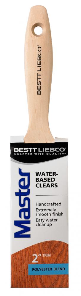 Bestt Liebco Master Water Based Clears Trim Brush, 2 in.