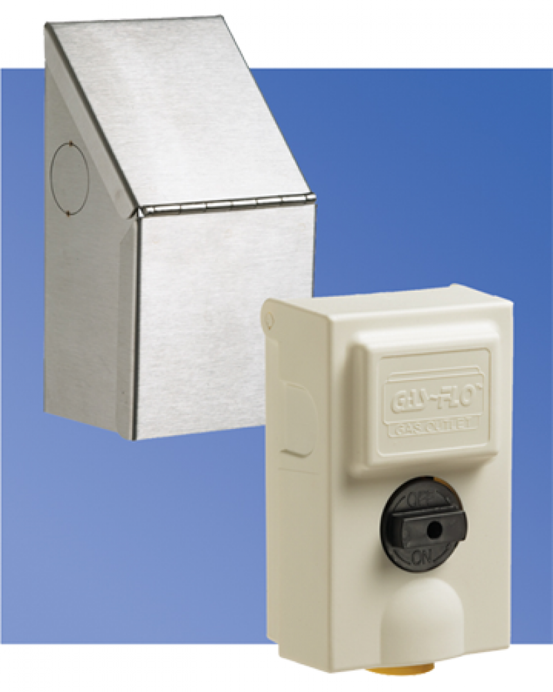 OUTLET WITH WHITE ABS COVER