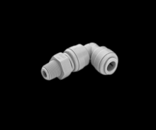 Fairview Ltd PI69SW-6B - Gry Acetal Swivel Elbow 3/8x1/4NPT