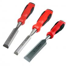 Fuller Tool 301-2204 - PRO Long-Blade Wood Chisel Set (3-Pc.)