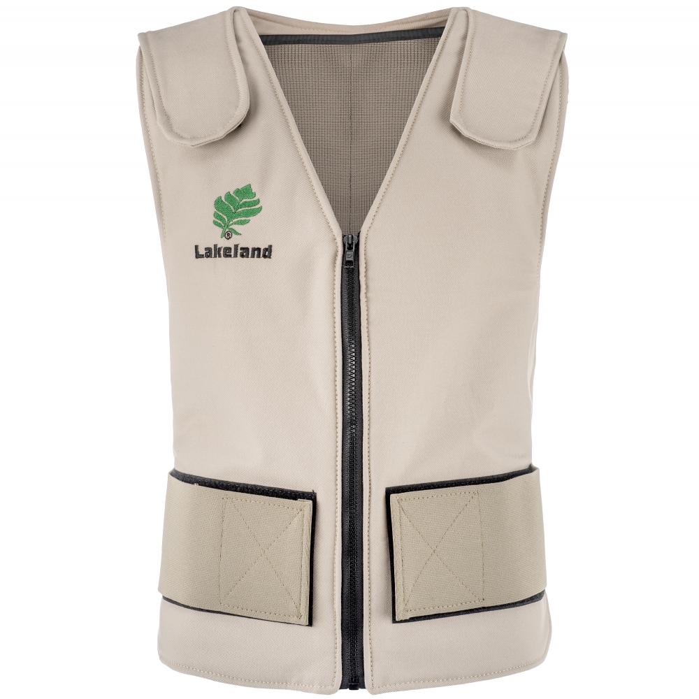 Lakeland Phase-Change Cooling Vest includes phase change inserts (One Size)  Poly Cotton Outershell