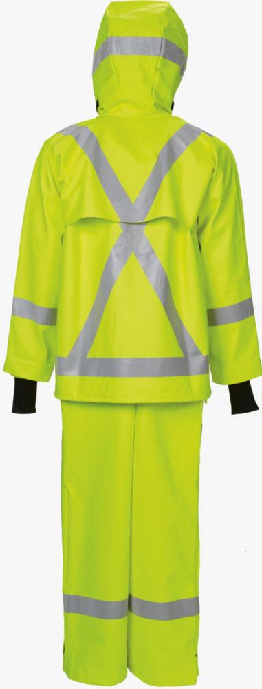 Protective Rainwear Jacket with Reflective Strip