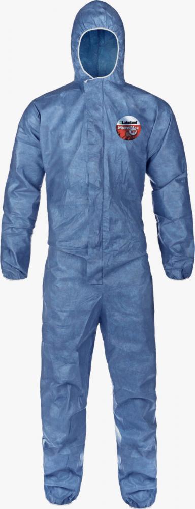 Disposable Coverall with Hood, Elastic Wrists and Ankles
