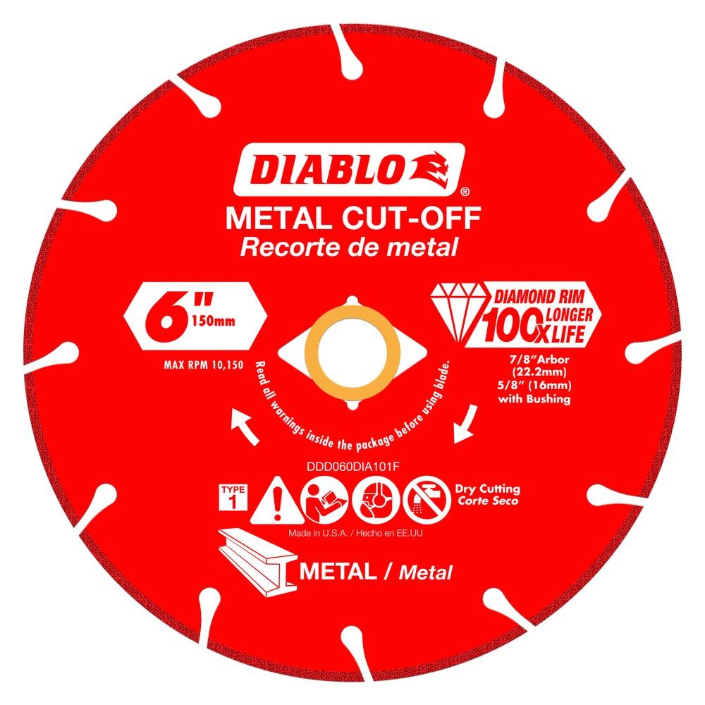 6 in. Diamond Metal Cut-Off Blade