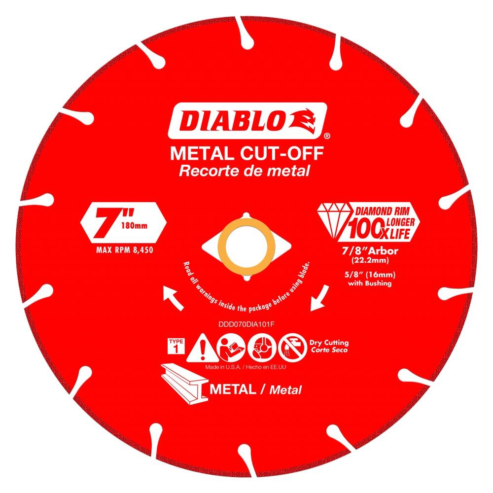 7 in. Diamond Metal Cut-Off Blade