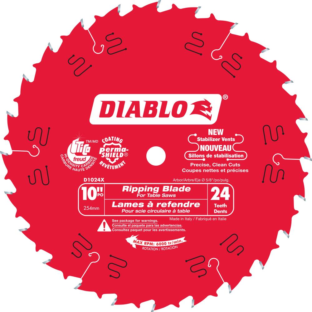 10 in. x 24 Tooth Ripping Saw Blade