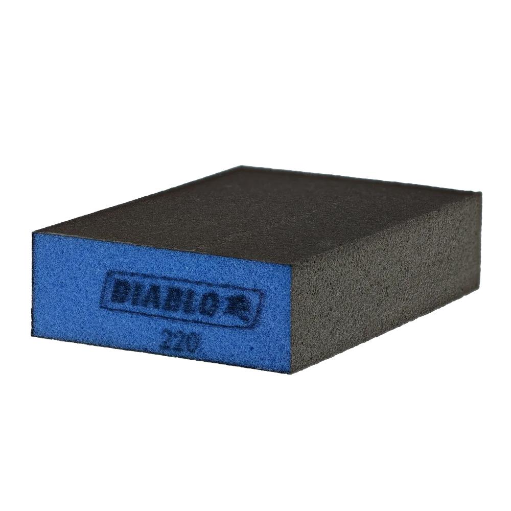 4&#34; x 2-1/2&#34; x 1&#34; 220-Grit Flat Edge Sanding Sponge