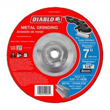 Diablo CDD070250B01F - 7 in. Metal Grinding Disc - Type 27 HUB