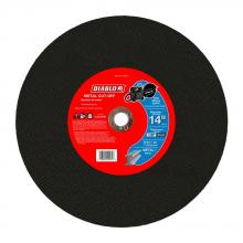 Diablo CDD140125A01F - 14 in. Metal High Speed Cut Off Disc 1 in.